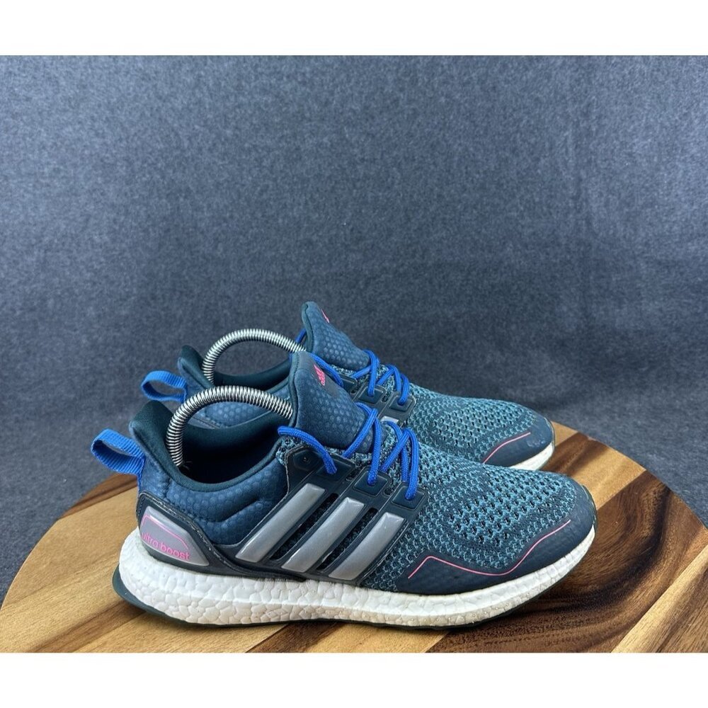 Adidas Ultraboost 1.0 Arctic Night Blue Lucid Pink Sneakers ID9633 Womens Sz 8.5